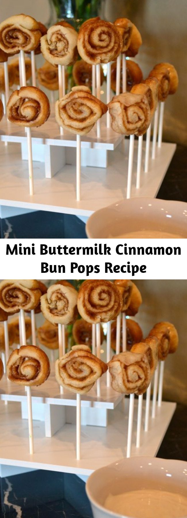 Mini Buttermilk Cinnamon Bun Pops Recipe