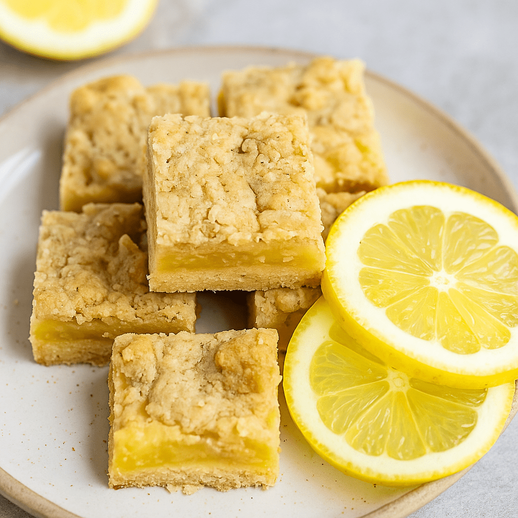 Golden, crumbly Lemon Shortbread Bars with creamy filling on a platter, perfect Lemon Savory dessert for Baking For A Crowd. Delicious Lemon Bars With Shortbread Crust sliced into squares, each Lemon Bar bright and fresh for Easy Easter Desserts. Best Lemon Bars Recipe for buttery Shortbread Bars, a must-try Sweet Bar for lemon lovers.