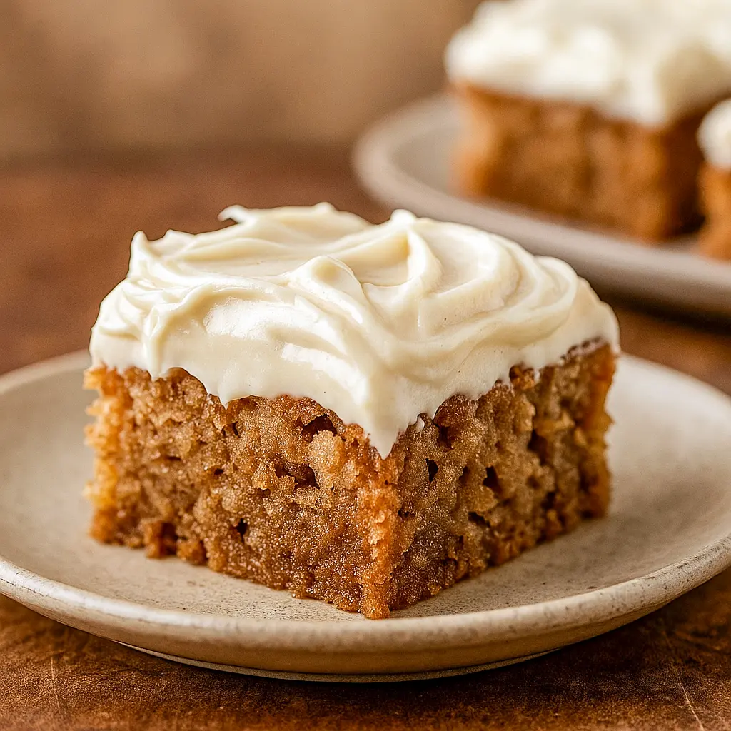 Close-up of gooey Maple Apple Desserts blondies with Cream Cheese Blondies Recipe frosting, perfect Fall Theme Recipes treat, a Call Dessert for Fall Blondies Recipe lovers, part of Best Fall Deserts and Unique Fall Dessert Recipes, ideal Fall Recipes With Apples and Fall Bake Recipes.