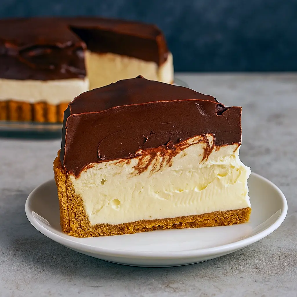 Homemade Boston Cream Pie Cake with layers of soft sponge, creamy custard, and glossy chocolate ganache – a decadent Pastry Cream Cake that’s perfect for celebrations.