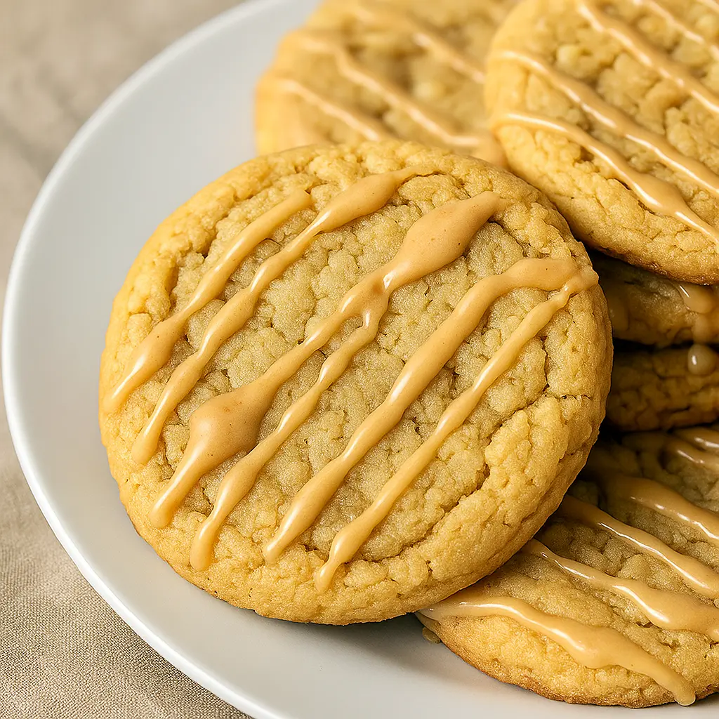 Soft and chewy Brown Butter Chewy Maple Cookies drizzled with sweet Maple Glaze For Cookies, the ultimate Maple Dessert and one of the Best Maple Desserts for fall. These Maple Brown Butter Cookies are like upgraded Maple Sugar Cookies, perfect for cookie swaps or anyone who loves Maple Cookies With Maple Icing and buttery Brown Butter Maple Cookies.
