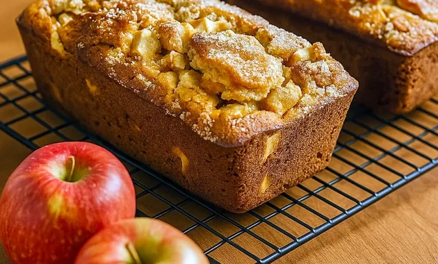 Moist and fluffy Apple Pie Bread topped with cinnamon sugar, the perfect Easy Apple Pie-inspired treat and one of the best Homemade Bread Recipes Easy to bake. This loaf is packed with apples like Homemade Apple Pies, making it a must-try for anyone who loves Homemade Apple desserts. Ideal for fall brunches, this is one of those cozy Bread Recipes Sweet that double as Easy Bread Recipes. A spiced Dessert Bread that tastes just like Apple Pies Filling in a warm, sliceable loaf.