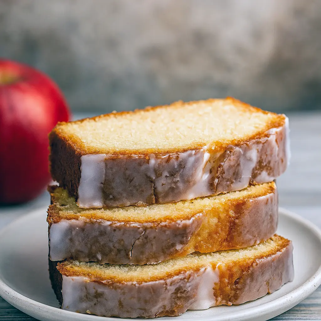 Moist apple cider pound cake drizzled with glaze on a cooling rack, a cozy Apple Cider Recipe that’s perfect for fall gatherings, ideal for Cider Recipe fans who love Apple Dessert Recipes, Baking Sweets, and homemade Dessert Bread. A must-try in the world of Pound Cake Recipes for easy Fall Baking, great to Eat Dessert anytime or enjoy as a Sweet Breakfast with coffee.