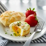 Golden French Eggs baked in muffin tins with creamy Baked Eggs With Parmesan Cheese and herbs — an Easy French Egg Dish perfect for brunch or any Breakfast Recipes Casserole spread.