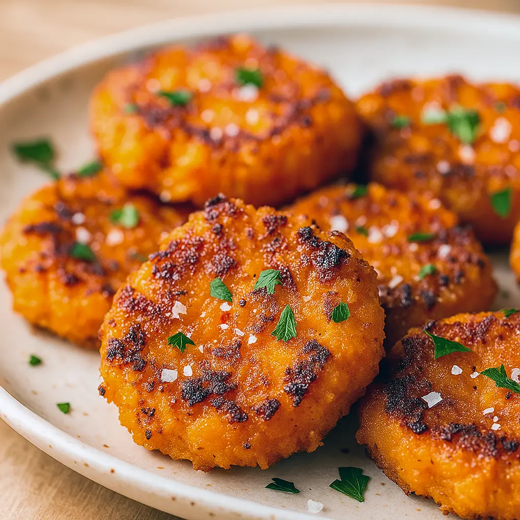 Golden crispy smashed carrots on a baking sheet, sprinkled with Parmesan and parsley — a fun twist on Good Carrot Recipes, perfect as Kids Side Dish Ideas, easy Crinkle Carrot Recipes, and wholesome Kid Friendly Vegetable Recipes that double as Recipes That Hide Vegetables, making them irresistible Tasty Sides. Great Vegetable Sides For Picky Eaters, quick Good Sides For Dinner, and nutritious Side Vegetable Dishes Healthy for the whole family.