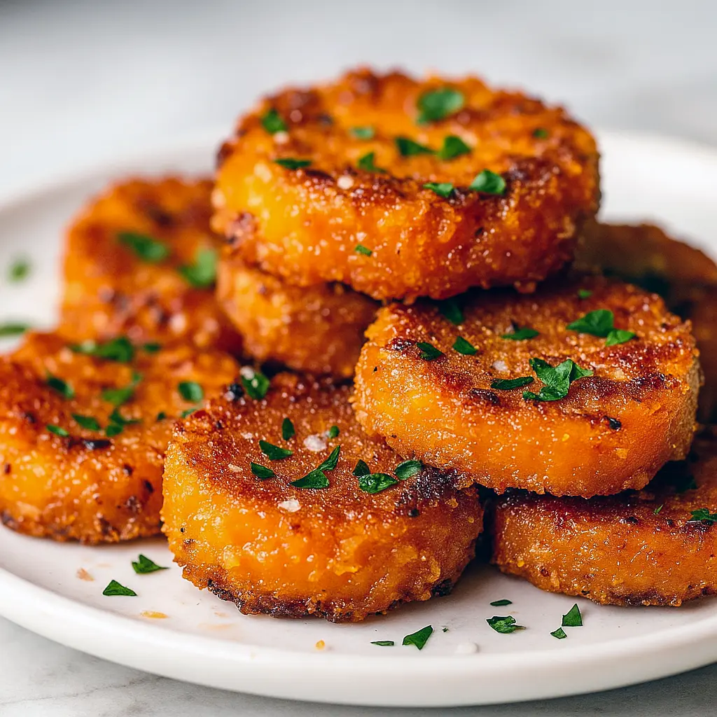 Golden crispy smashed carrots on a baking sheet, sprinkled with Parmesan and parsley — a fun twist on Good Carrot Recipes, perfect as Kids Side Dish Ideas, easy Crinkle Carrot Recipes, and wholesome Kid Friendly Vegetable Recipes that double as Recipes That Hide Vegetables, making them irresistible Tasty Sides. Great Vegetable Sides For Picky Eaters, quick Good Sides For Dinner, and nutritious Side Vegetable Dishes Healthy for the whole family.