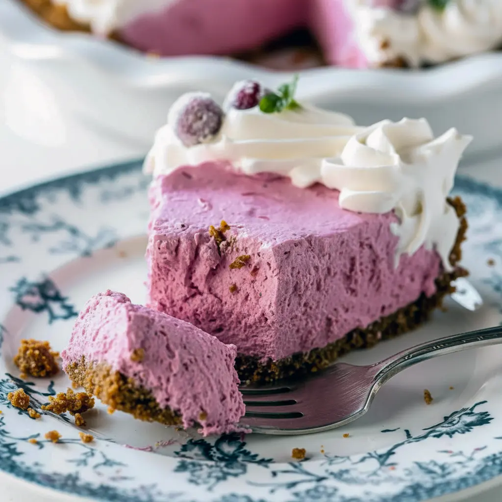 Slice of Cranberry Mousse Dessert on a plate, styled like a Cranberry Pomegranate Mousse Pie and scaled like a Cranberry Slab Pie Recipe, set on a Cranberry Tart With Gingersnap Crust with nods to Cranberry Custard Pie Food Network classics — a fresh take on Traditional Holiday Desserts that even Indian Pudding fans will love; perfect Cranberry Dessert or elegant Cranberry Pie.