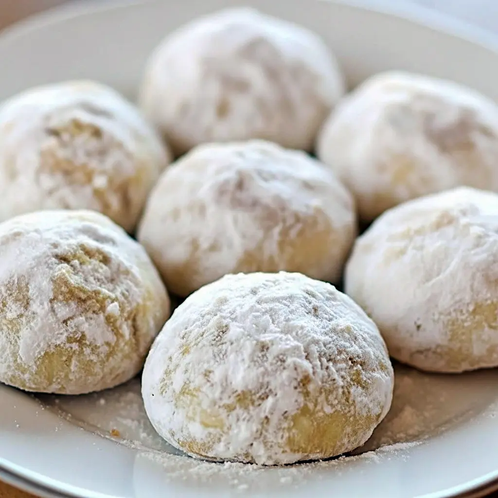 Close-up of powdered shortbread balls hugging a chocolate center — great for Cupcake Cookies Decorated Ideas, a simple Secret Kiss Cookie Recipe, a visual guide on How To Make Secret Kiss Cookies, and a tasty example of Hershey Kisses Cookies, Christmas Cookies With Hershey Kisses.