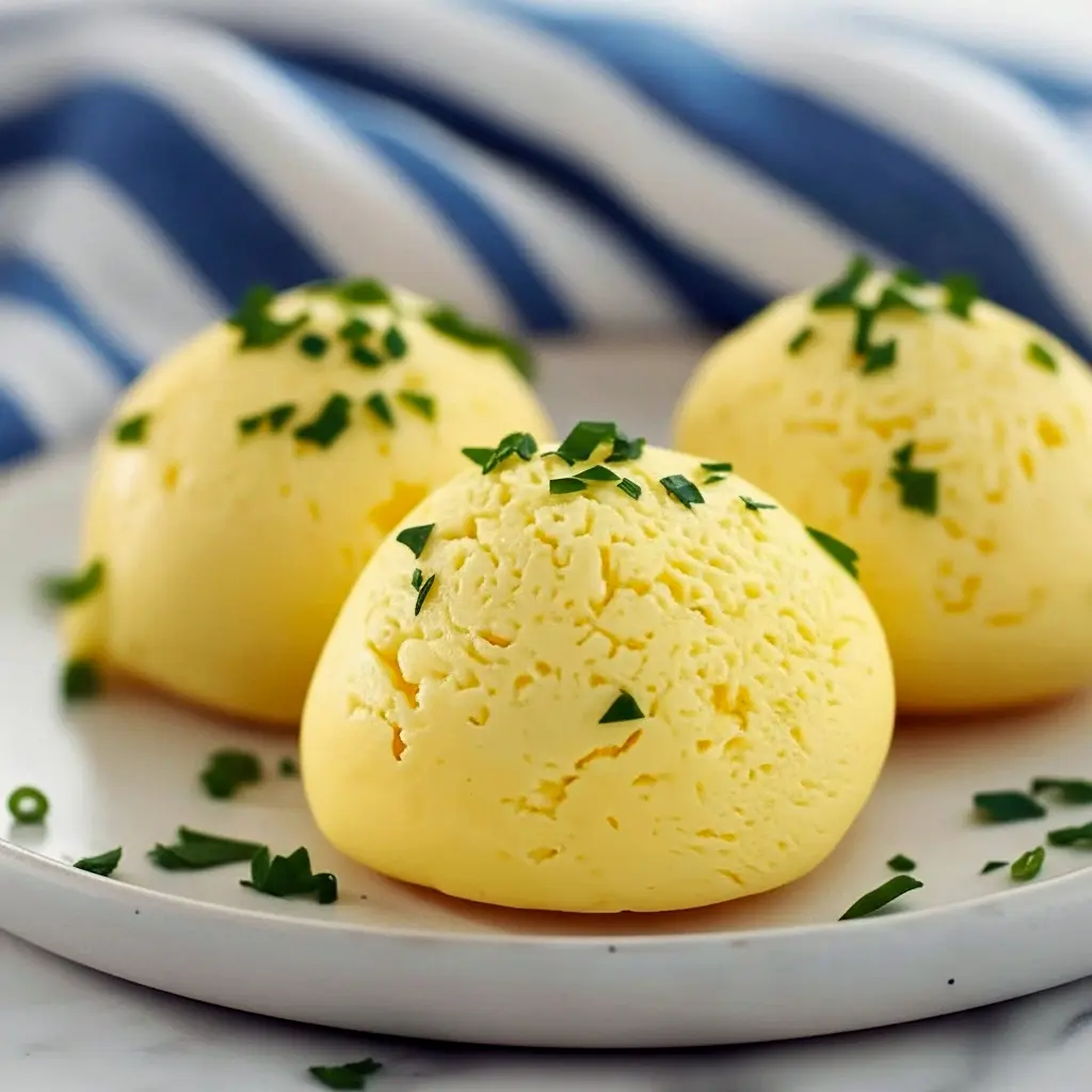 Savory Ricotta Recipes brought to life — close-up of golden ricotta egg bites in a muffin tin, topped with chopped chives and a lemon wedge, a perfect example of Egg Bites Easy for busy breakfasts.