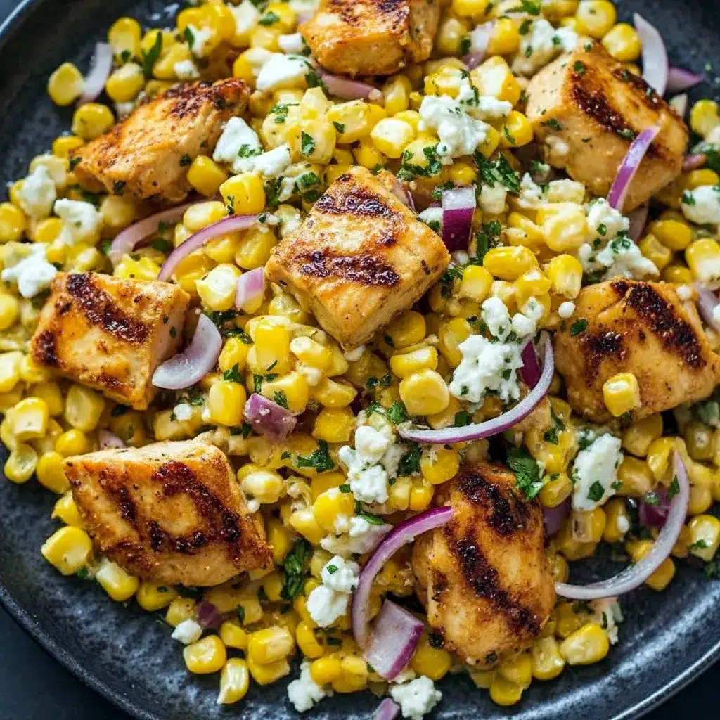 High Protein Low Calorie Meal Ideas — colorful bowl of grilled chicken, charred corn, cherry tomatoes, avocado, and Greek-yogurt dressing, styled for Protein Bowls Meal Prep.