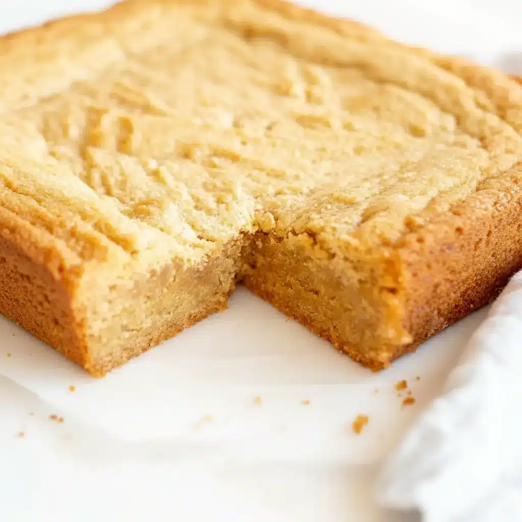 Close-up of a warm, crackly-topped Peanut Butter Brownies square with a melting scoop of vanilla ice cream beside it.