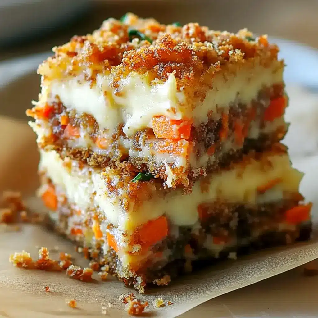 Close-up slices of Peanut Butter Blondies featuring a creamy swirl, inspired by Easy Carrot Cake Bars for a festive dessert idea.