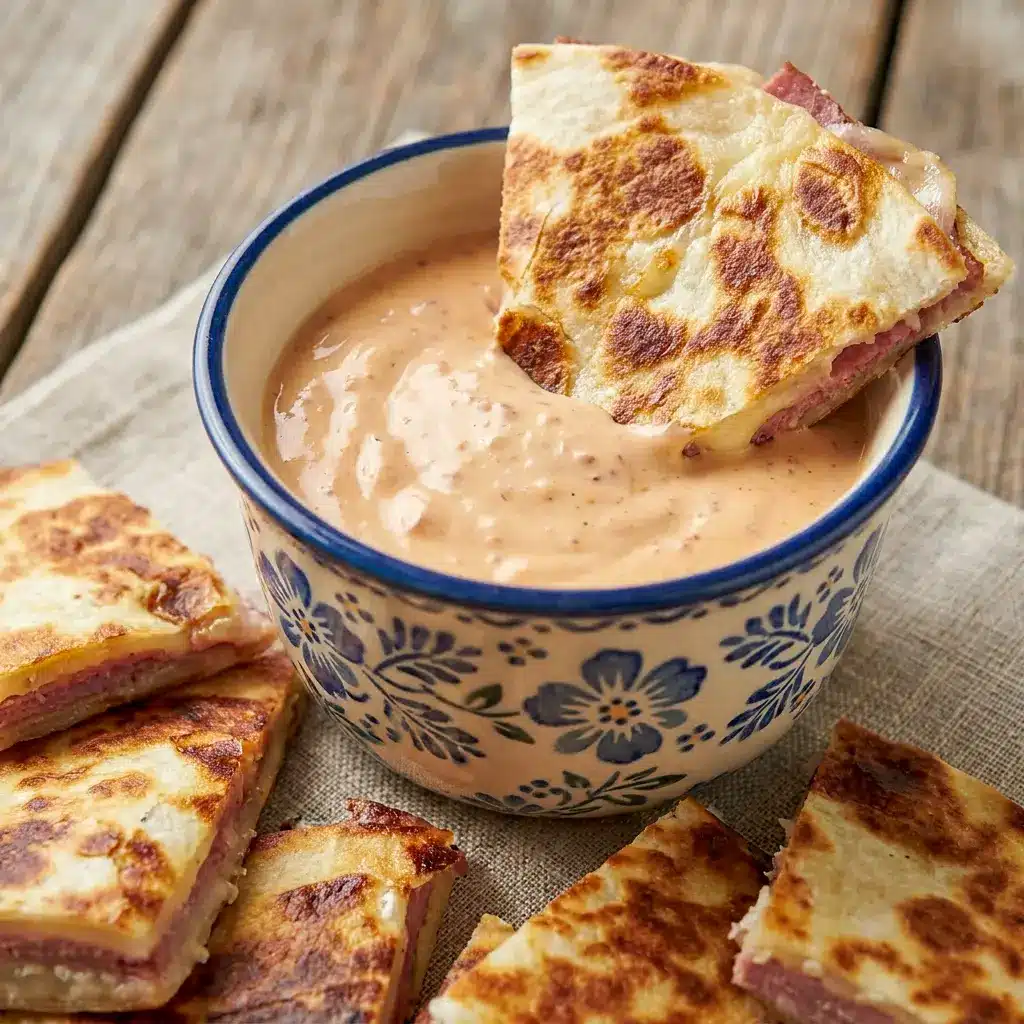 Corned Beef and Swiss Reuben Quesadillas made fast and crispy, a Rueben Sandwich Easy recipe for lunch, dinner, or game day.