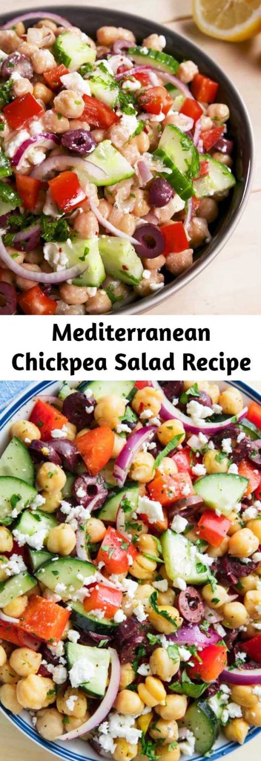 Mediterranean Chickpea Salad Recipe Mom Secret Ingrediets