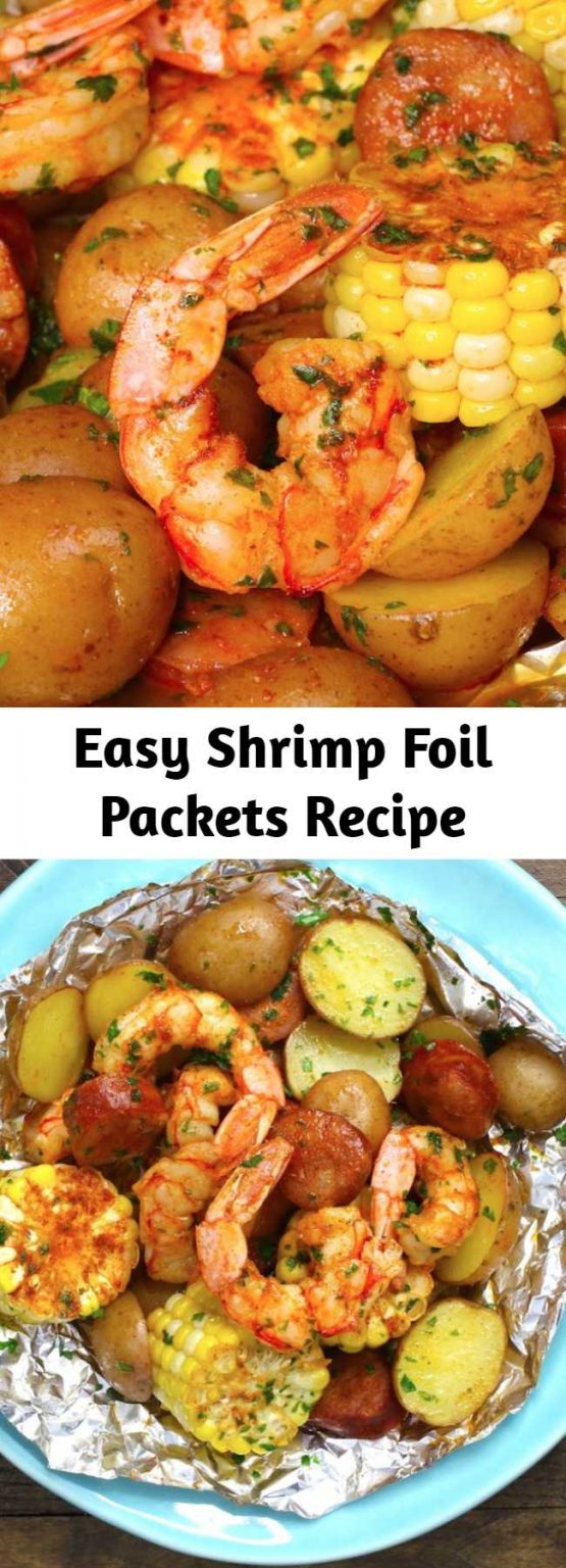 Easy Shrimp Foil Packets Recipe Mom Secret Ingrediets