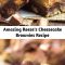Amazing Reese's Cheesecake Brownies Recipe A Reese's Peanut Butter Cup heaven! It's for the ultimate Reese's lover! A fudgy brownie stuffed with Reese's, a creamy peanut butter cheesecake layer and topped with chocolate! These are insanely good!