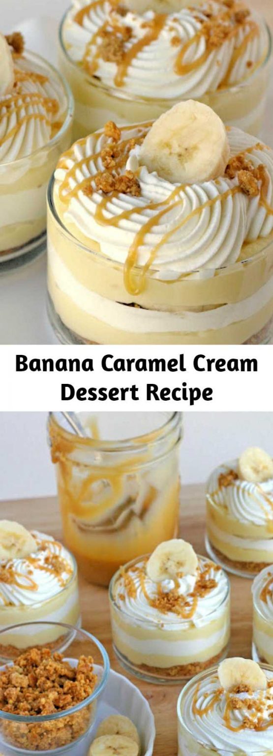 Banana Caramel Cream Dessert Recipe Mom Secret Ingrediets 4110