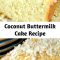 Coconut Buttermilk Cake Recipe This old-fashioned Coconut Buttermilk Pound Cake has just the right amount of sweetness balanced with a bit of tang. The texture of this cake is sublime! Flavor-packed and perfectly smooth, bringing an elegant finishing touch to any party, barbecue, or summertime dinner!