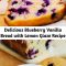 This delicious blueberry lemon bread with lemon glaze is a perfect breakfast, brunch, snack. Simple recipe, beautiful cake, what more can you ask for?! Lemon zest, freshly squeezed lemon juice, blueberries, vanilla - so many Summer flavors!