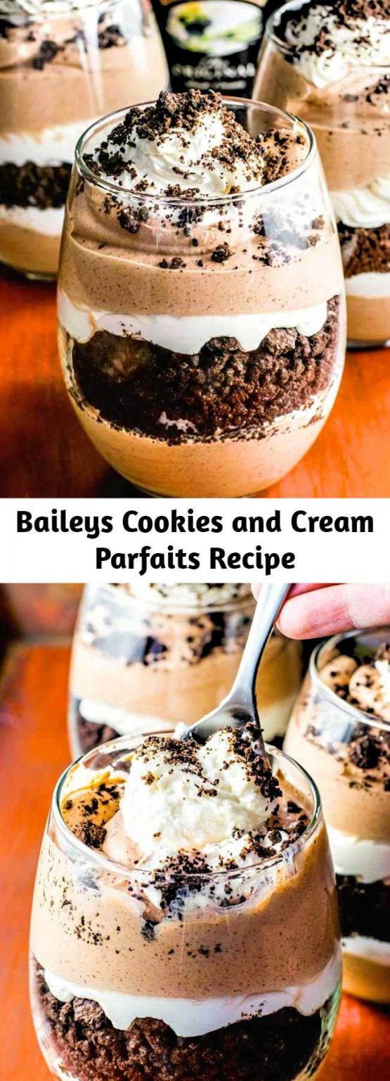 Easy Baileys Cookies and Cream Parfaits Recipe - Mom Secret Ingrediets