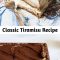 Classic Tiramisu Recipe How to make Classic Tiramisu. Made with whipped egg yolks, sugar, rum, mascarpone, and whipped cream, layered with coffee-dipped ladyfingers. Great make-ahead dessert for Christmas, Thanksgiving, and holiday parties. #tiramisu #dessert #holiday #christmas
