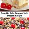 Easy No Bake Banana Split Dessert Recipe Delicious, rich and creamy, with all the ingredients you love in a banana split, this no-bake Banana Split dessert will be one you make again and again. Perfect summer dessert. #summer #dessert