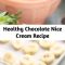 Healthy Chocolate Nice Cream Recipe This 4-ingredient Healthy Chocolate Nice Cream boasts the same creamy deliciousness of traditional chocolate ice cream without all those fillers. Plus, it’s dairy free, vegan, and ready to eat in less than 10 minutes. Dessert is served! #nicecream #vegan #recipe #dessert #vegandessert #chocolate