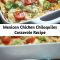 Mexican Chicken Chilaquiles Casserole Recipe This delicious Mexican Chilaquiles Casserole recipe combines chicken, corn tortilla chips, tomatoes, chilies, cheese and spices for an easy meal you will love.