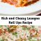 Rich and Cheesy Lasagna Roll Ups Recipe These Lasagna Roll Ups not only look incredible but taste incredible. There’s served in individual portions and are great for freezing too. Make lasagna this way and you’ll never go back to sloppy lasagna squares again. Perfect comfort food for the whole family!