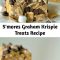 S'mores Graham Krispie Treats Recipe Want the taste of classic s’mores without building a campfire? These s’mores graham krispie treats come together in a flash with just a couple of ingredients! Get your summer s’mores must have in a hurry!