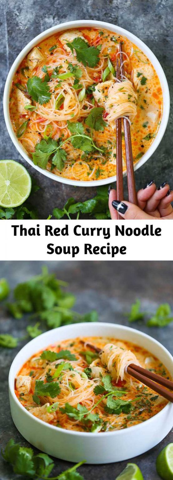 Thai Red Curry Noodle Soup Recipe – Mom Secret Ingrediets