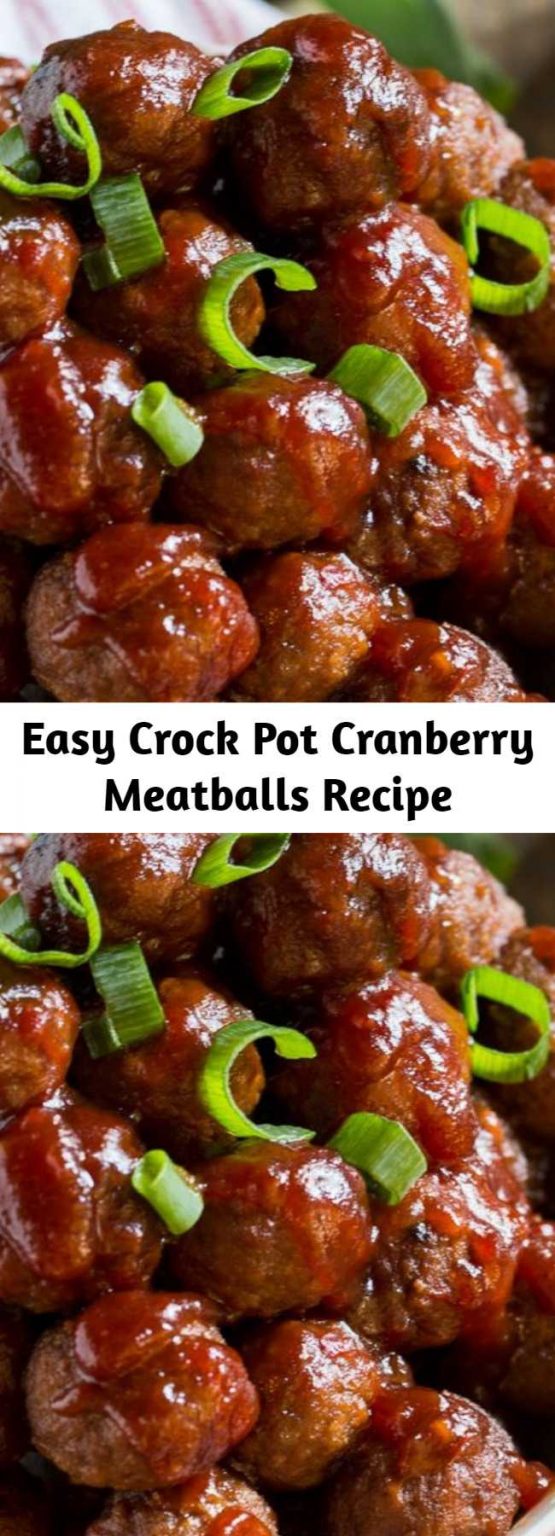 Easy Crock Pot Cranberry Meatballs Recipe – Mom Secret Ingrediets