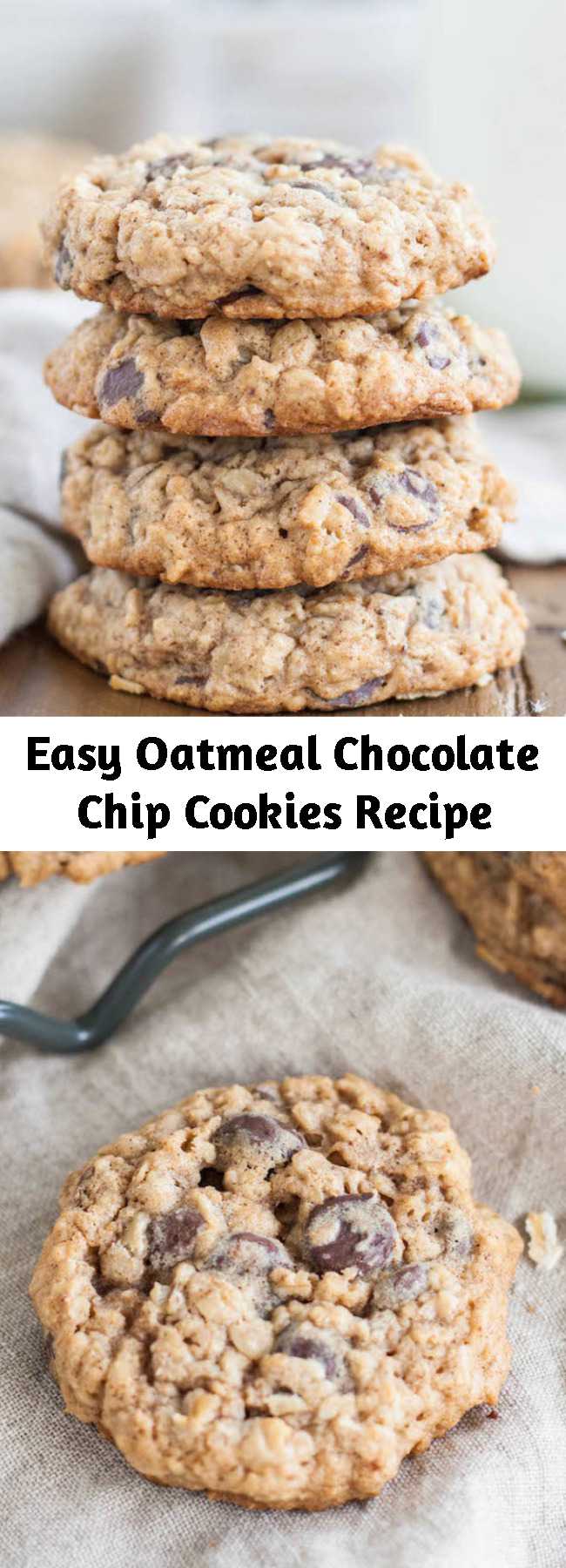 Easy Oatmeal Chocolate Chip Cookies Recipe – Mom Secret Ingrediets