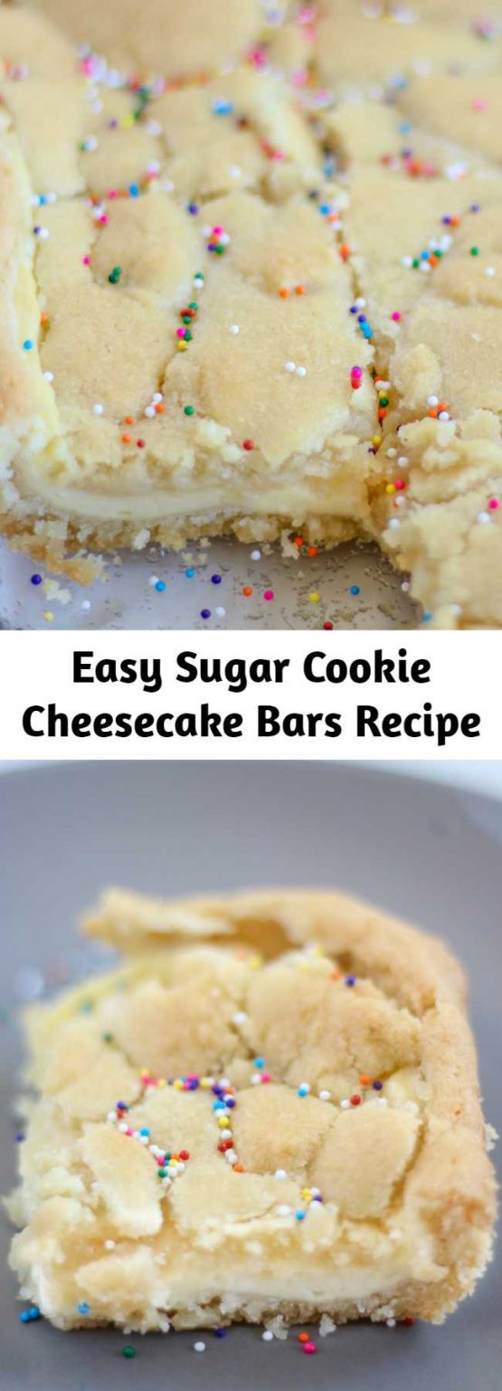 Easy Sugar Cookie Cheesecake Bars Recipe – Mom Secret Ingrediets