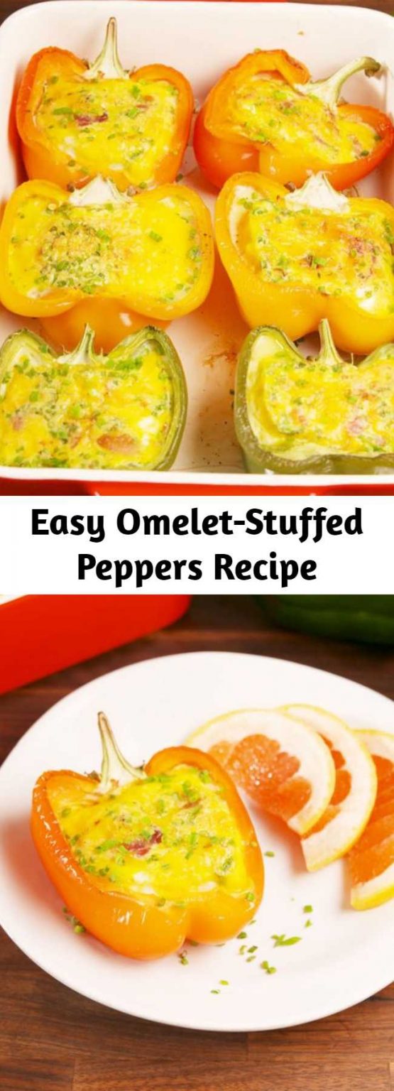 Easy Omelet-Stuffed Peppers Recipe – Mom Secret Ingrediets