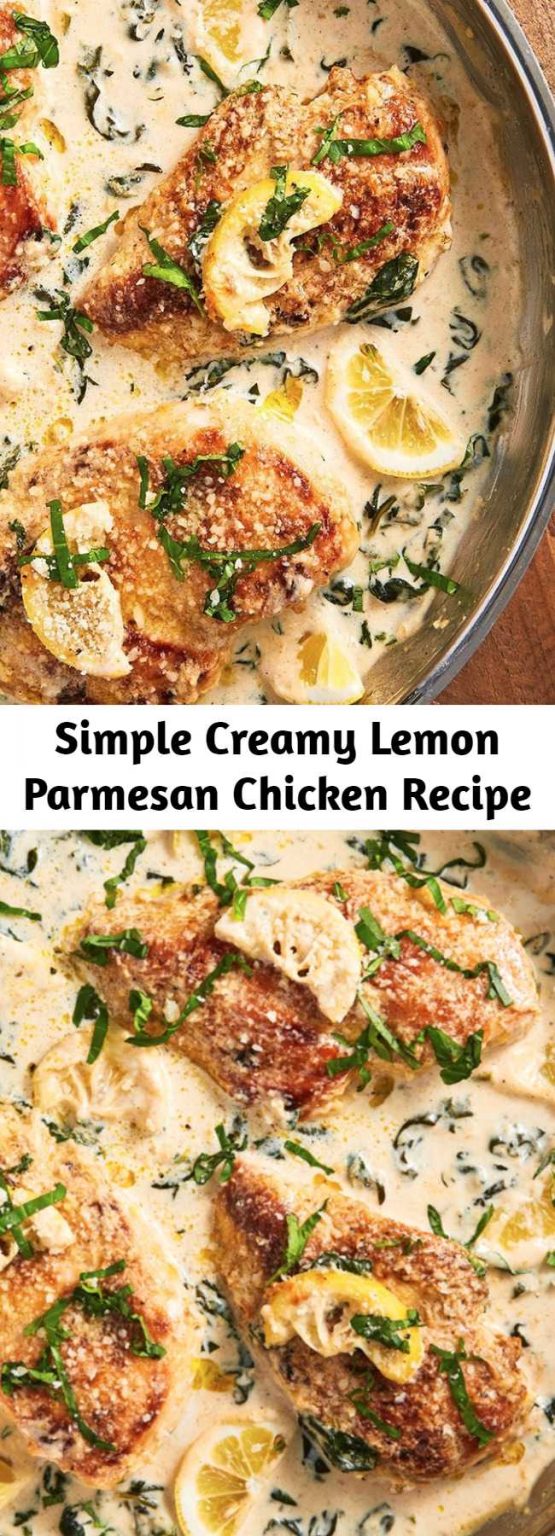 Simple Creamy Lemon Parmesan Chicken Recipe – Mom Secret Ingrediets