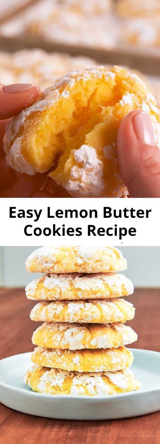 Easy Lemon Butter Cookies Recipe – Mom Secret Ingrediets