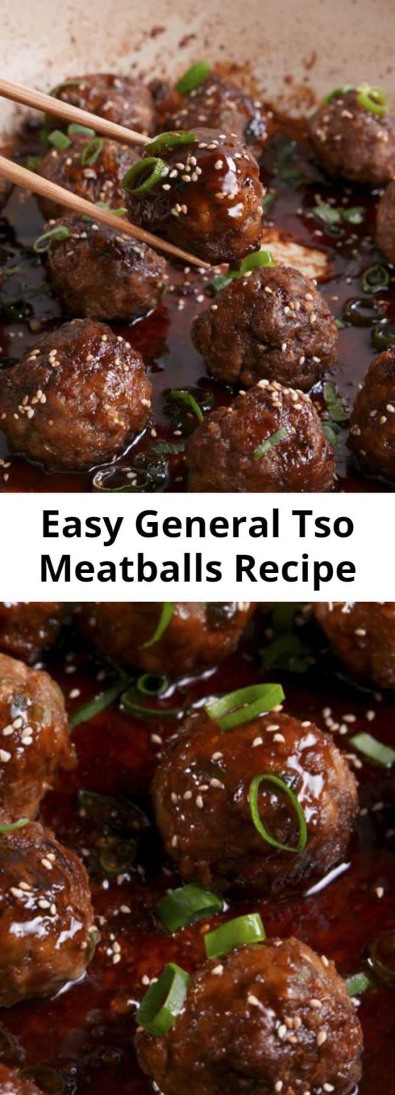 Easy General Tso Meatballs Recipe – Mom Secret Ingrediets