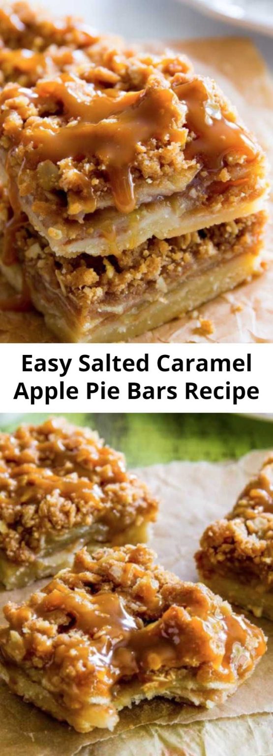 Easy Salted Caramel Apple Pie Bars Recipe – Mom Secret Ingrediets