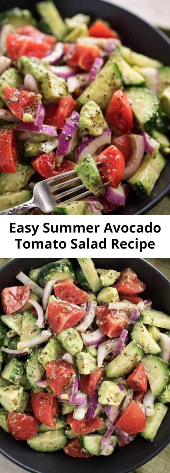 Easy Summer Avocado Tomato Salad Recipe – Mom Secret Ingrediets