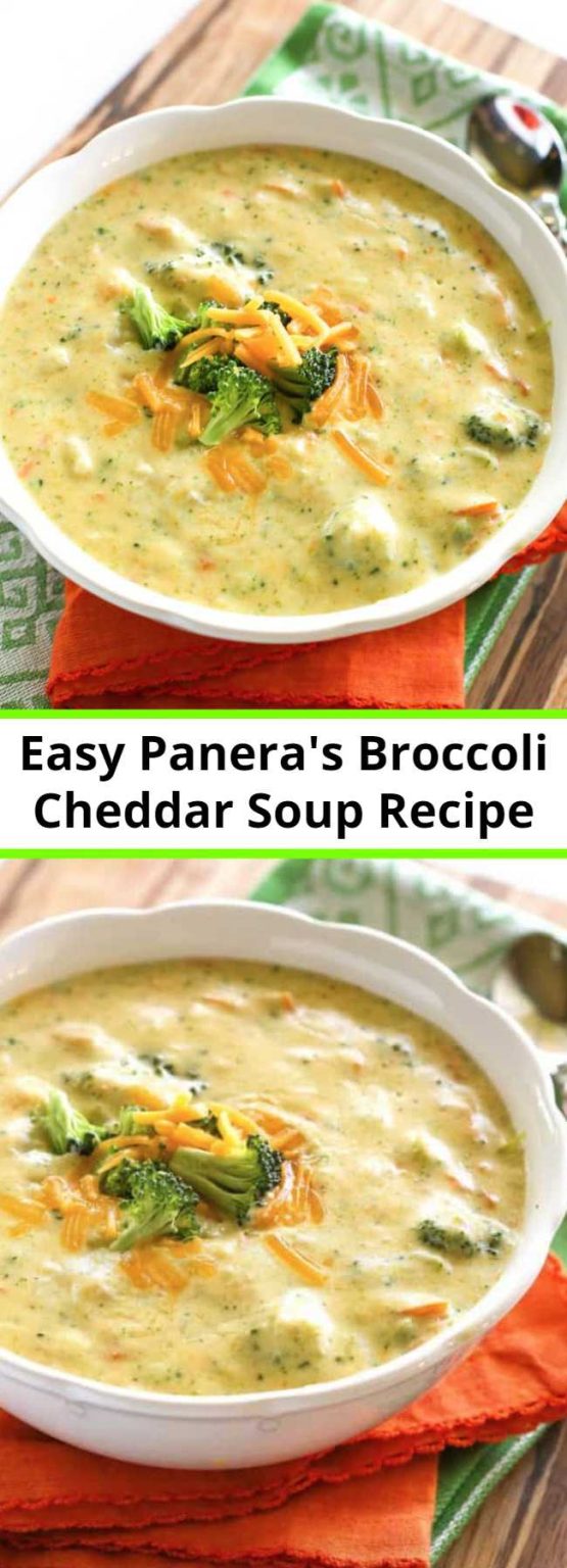 Easy Paneras Broccoli Cheddar Soup Recipe Mom Secret Ingrediets 3427