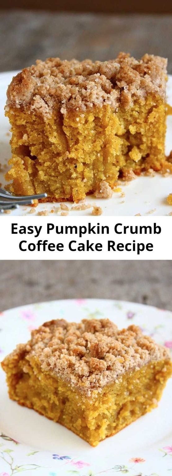 Easy Pumpkin Crumb Coffee Cake Recipe – Mom Secret Ingrediets