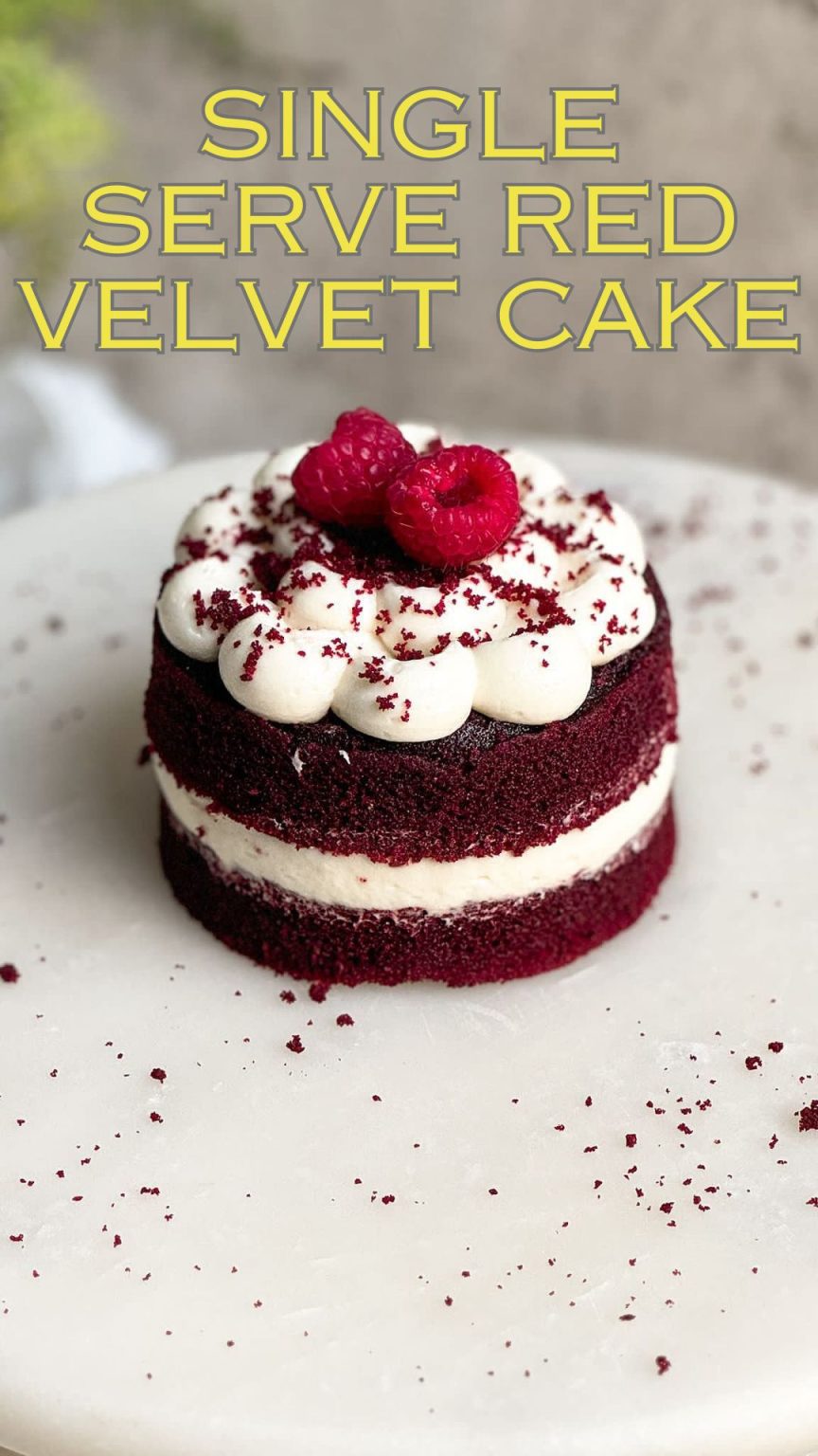 Single Serve Red Velvet Cake Mom Secret Ingrediets