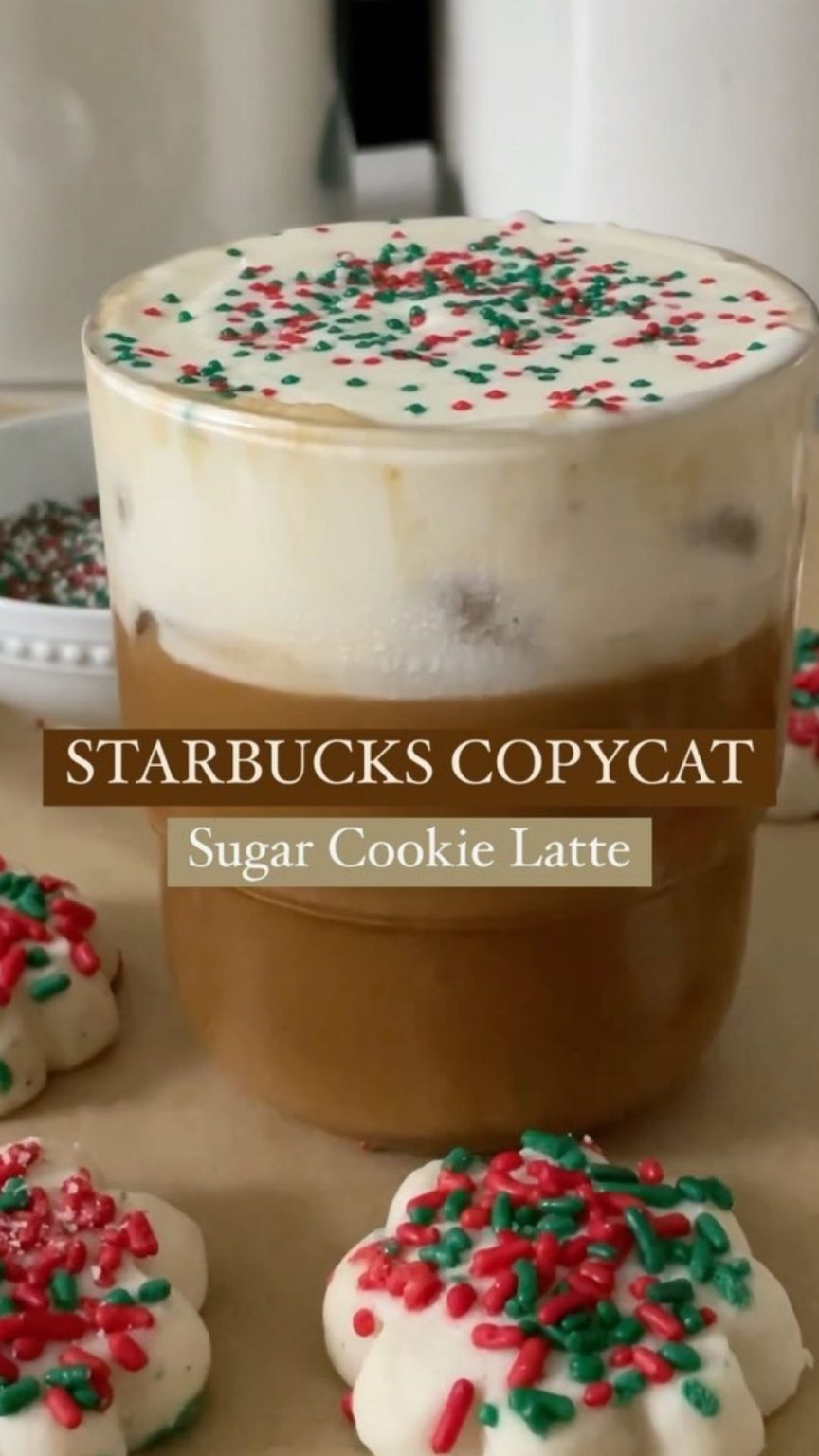 Starbucks Sugar Cookie Latte Copycat – Mom Secret Ingrediets