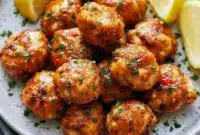 Butter Chicken Bites – A Flavor-Packed Chicken Dinner Recipe You’ll Crave1 Golden, juicy Chicken Bites coated in buttery garlic sauce with lemon and herbs, served in a skillet for a cozy Chicken Dinner idea.