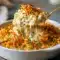 Chicken Onion Soup Rice Casserole – Rich, Savory & So Easy to Make1 Golden baked Chicken And Rice With Onion Soup casserole topped with crispy fried onions and melted cheese, served hot in a white baking dish with a sprinkle of parsley.