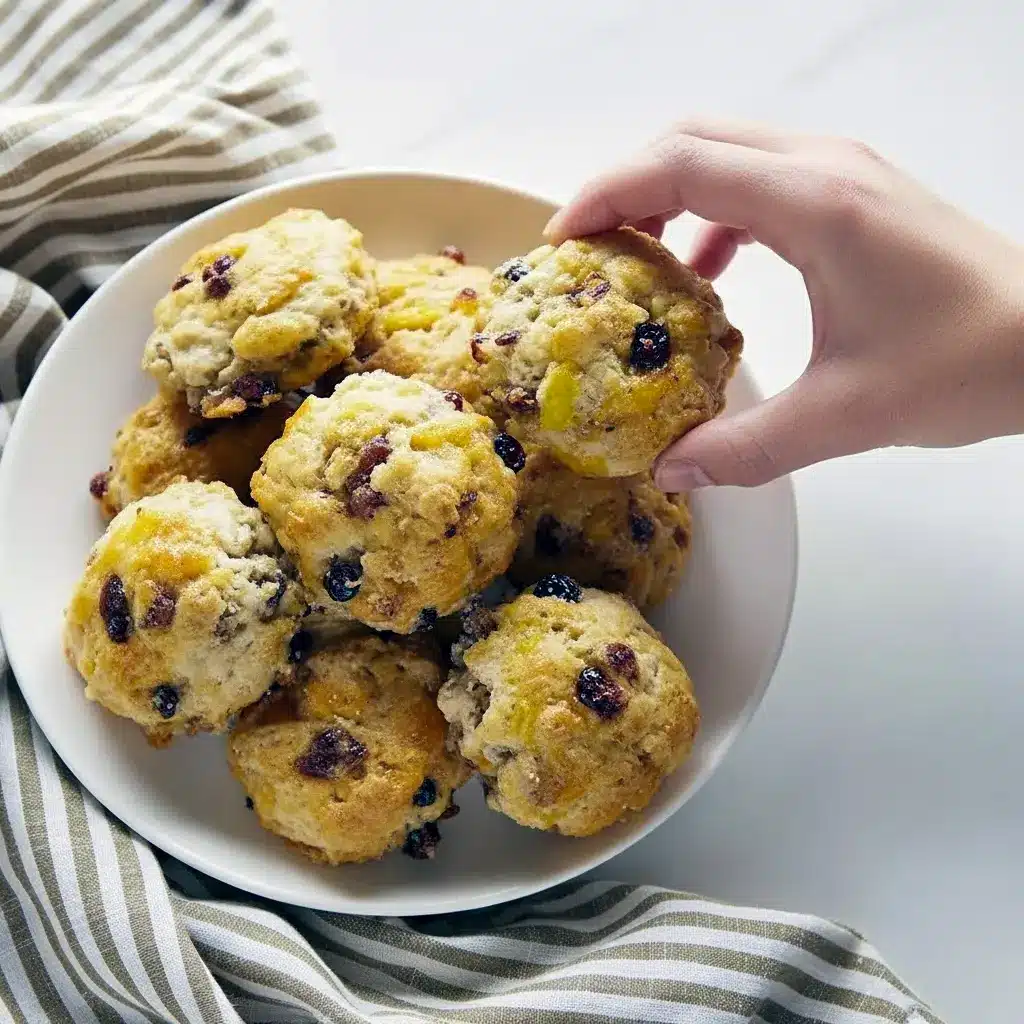 Golden Breakfast Biscuits filled with eggs, bacon, and cheese on a rustic campfire table — the perfect Make Ahead Camping Food Breakfast for easy Campfire Cooking Breakfast outdoors.