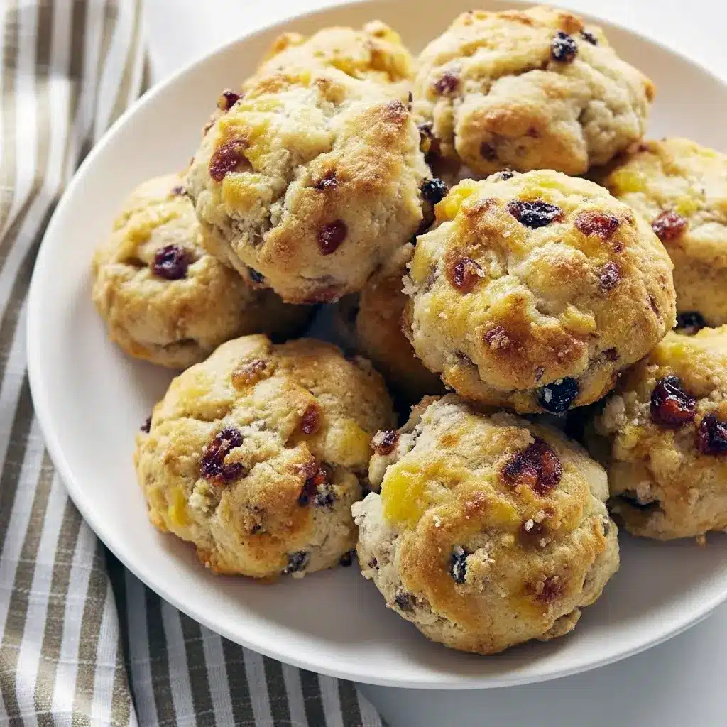 Loaded Breakfast Biscuits - Make Ahead Camping Food Breakfast Golden Breakfast Biscuits filled with eggs, bacon, and cheese on a rustic campfire table — the perfect Make Ahead Camping Food Breakfast for easy Campfire Cooking Breakfast outdoors.