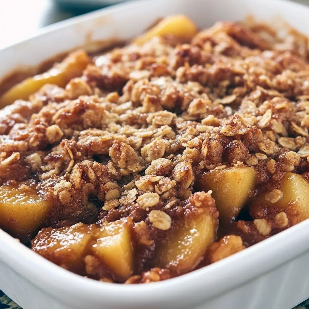 Warm, golden apple crisp with a crunchy oat crumble and melting vanilla ice cream — also perfect as a Crustless Apple Crisp, a make-ahead Frozen Apple Crisp Recipe, or an extra-textured Double Crisp Apple Crisp; includes advice on the Best Apple For Apple Crisp and a twist as an Apple Crisp Recipe With Granola.