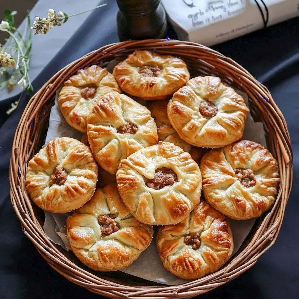 Traditional Meat Pie — Harry Potter Feast Ideas For Your Next Banquet Golden meat pie on a wooden board with herbs and a slice removed, styled for a magical table — ideal for Vegetarian Harry Potter Recipes, listed among easy Harry Potter Foods To Make, and a cozy choice for Hobbit Dinner Recipes.
